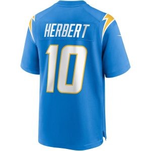 Men's Los Angeles Chargers Justin Herbert Nike Powder Blue Game Jersey