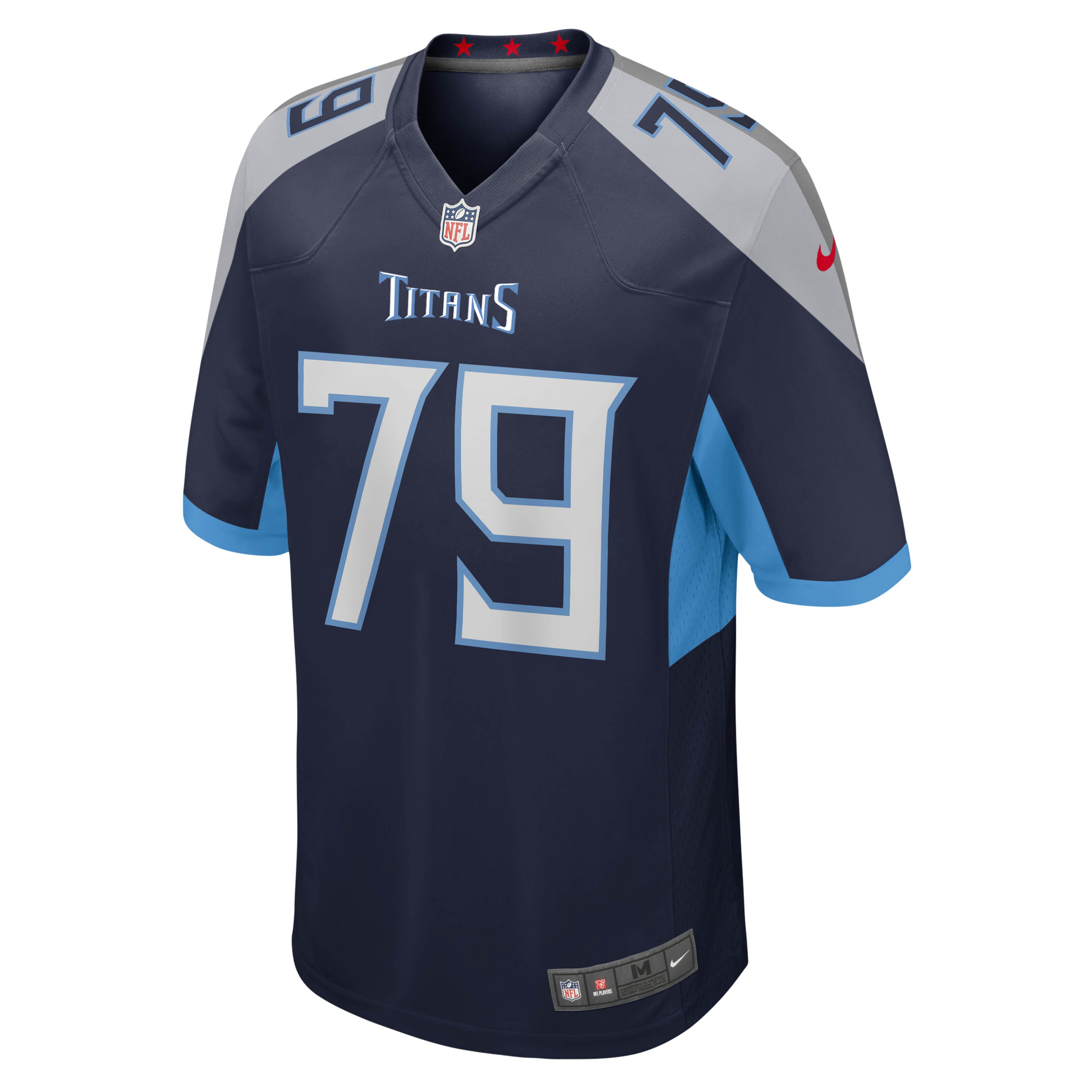 Men's Tennessee Titans Isaiah Wilson Nike Navy Game Jersey