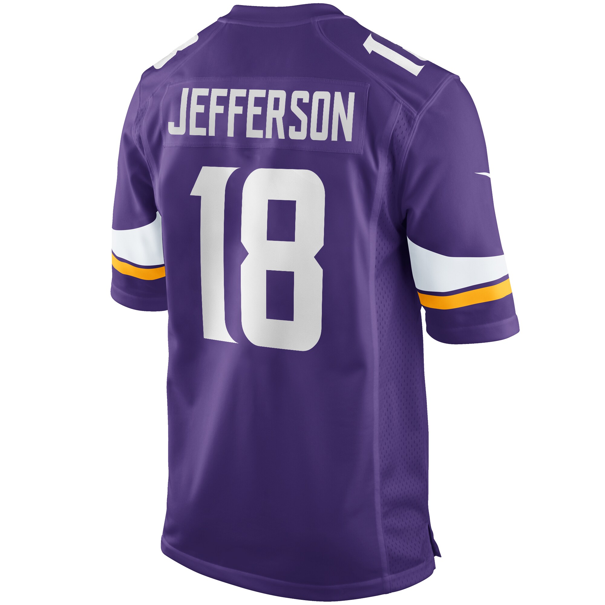 Men's Minnesota Vikings Justin Jefferson Nike Purple Game Jersey
