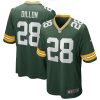 Men's Green Bay Packers AJ Dillon Nike Green Game Player Jersey