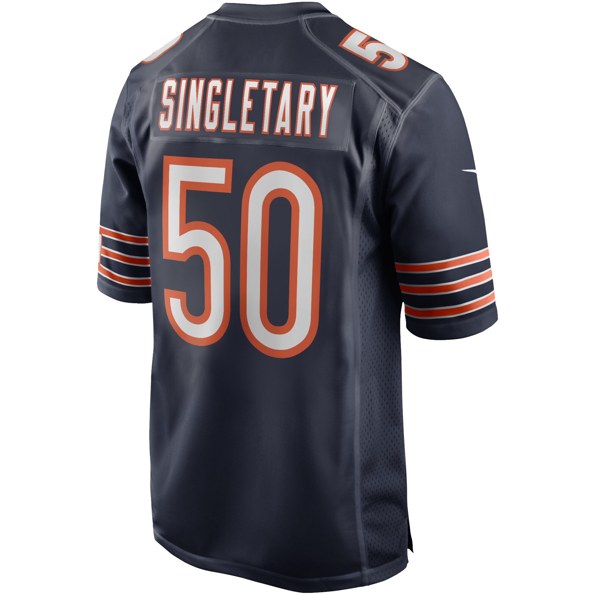 Men's Chicago Bears Mike Singletary Nike Navy Game Retired Player Jersey