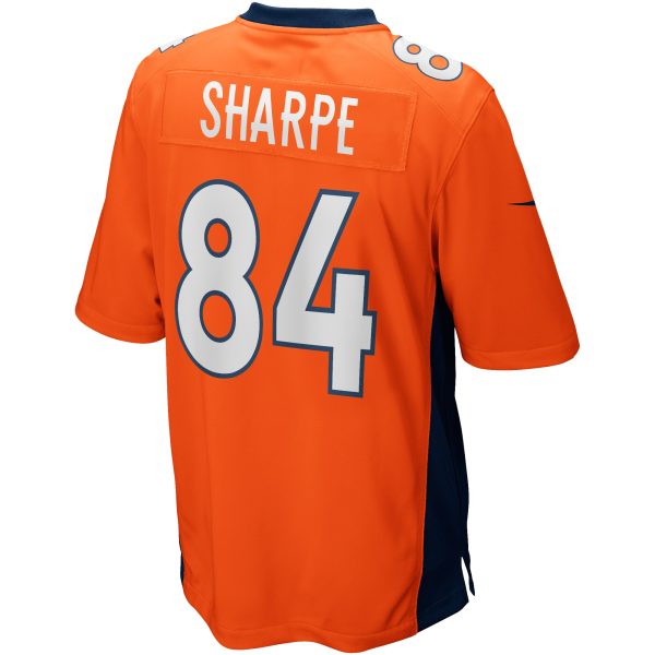 Men's Denver Broncos Shannon Sharpe Nike Orange Game Retired Player Jersey