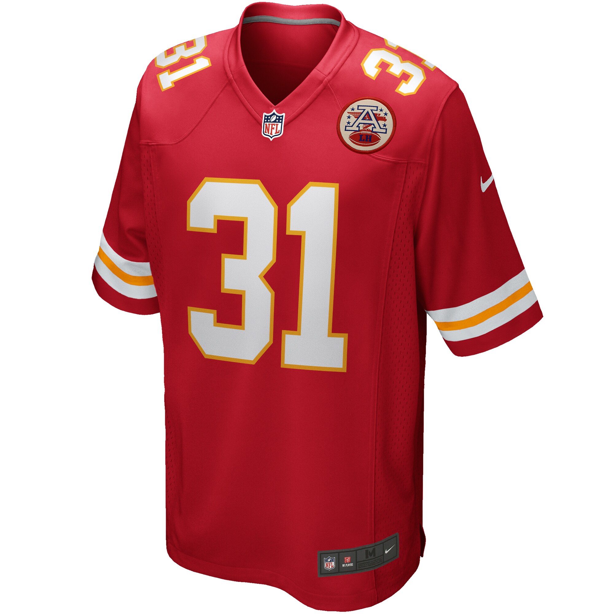 Men's Kansas City Chiefs Priest Holmes Nike Red Game Retired Player Jersey