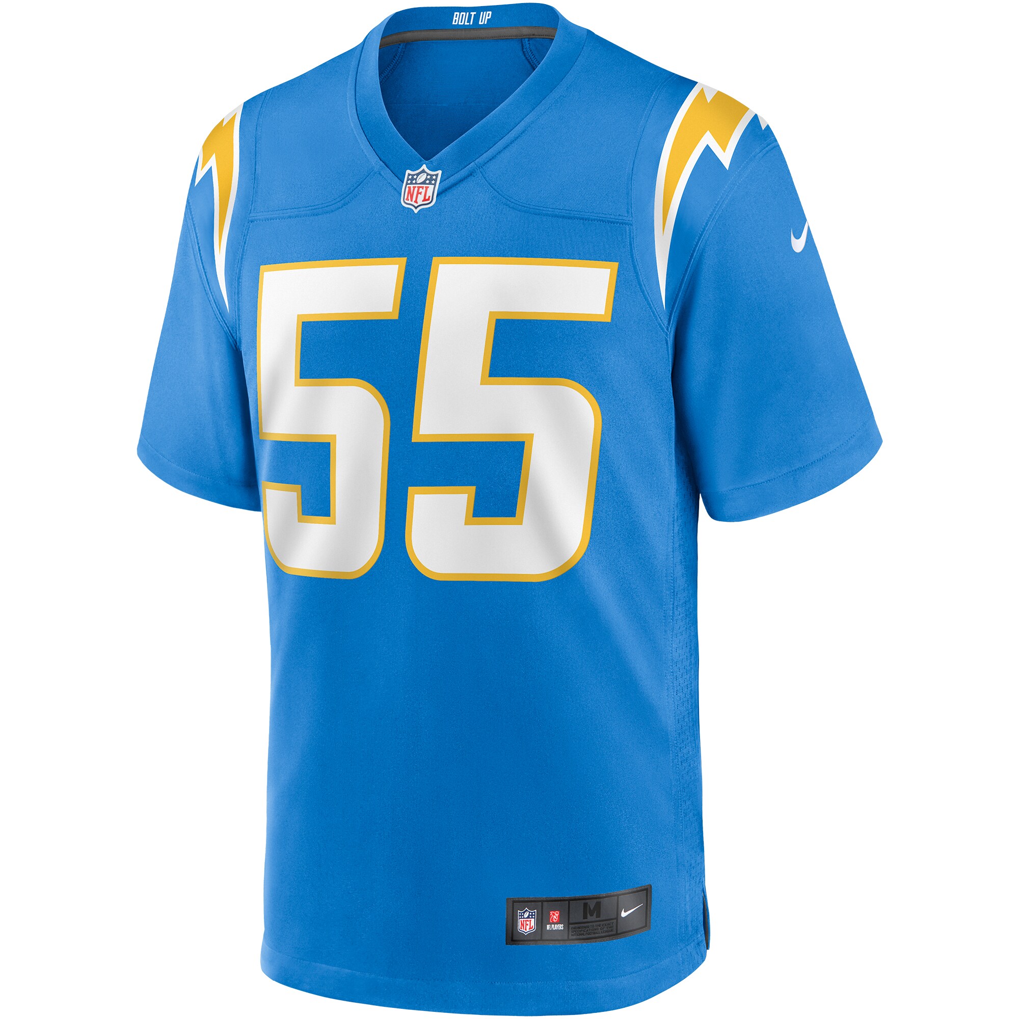 Men's Los Angeles Chargers Junior Seau Nike Powder Blue Game Retired Player Jersey