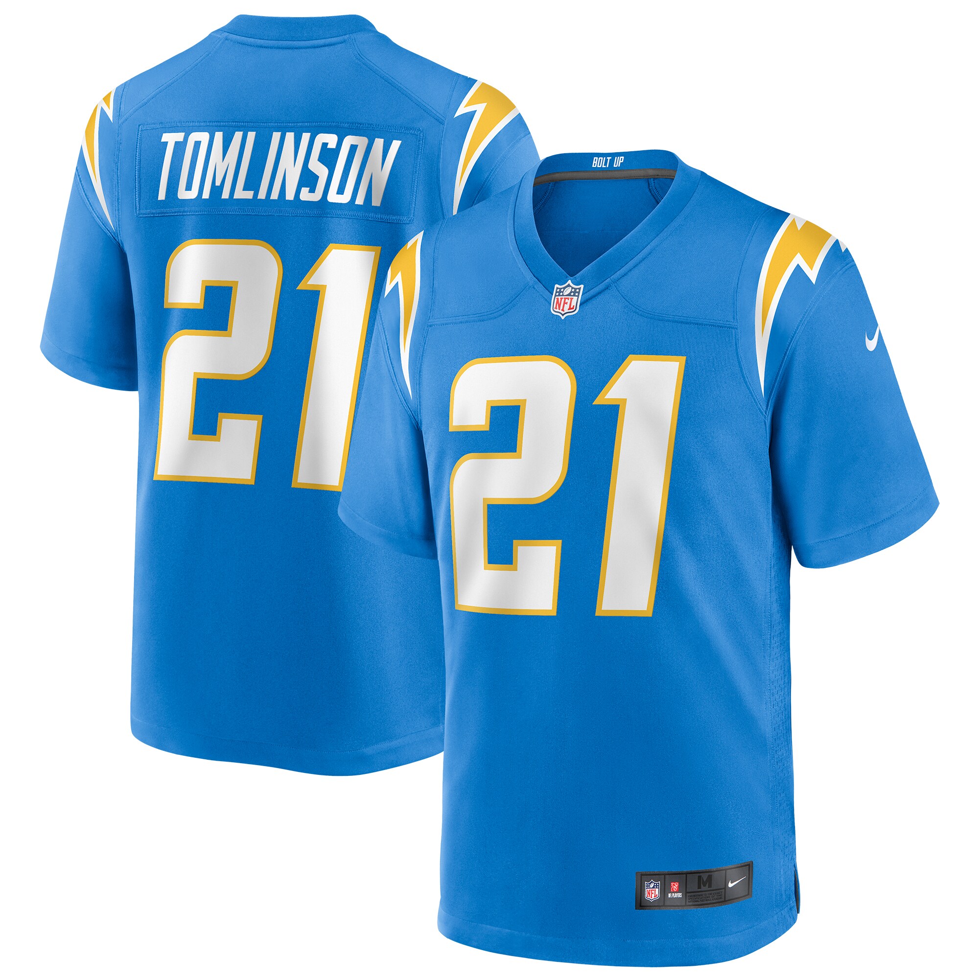 Men's Los Angeles Chargers LaDainian Tomlinson Nike Powder Blue Game Retired Player Jersey