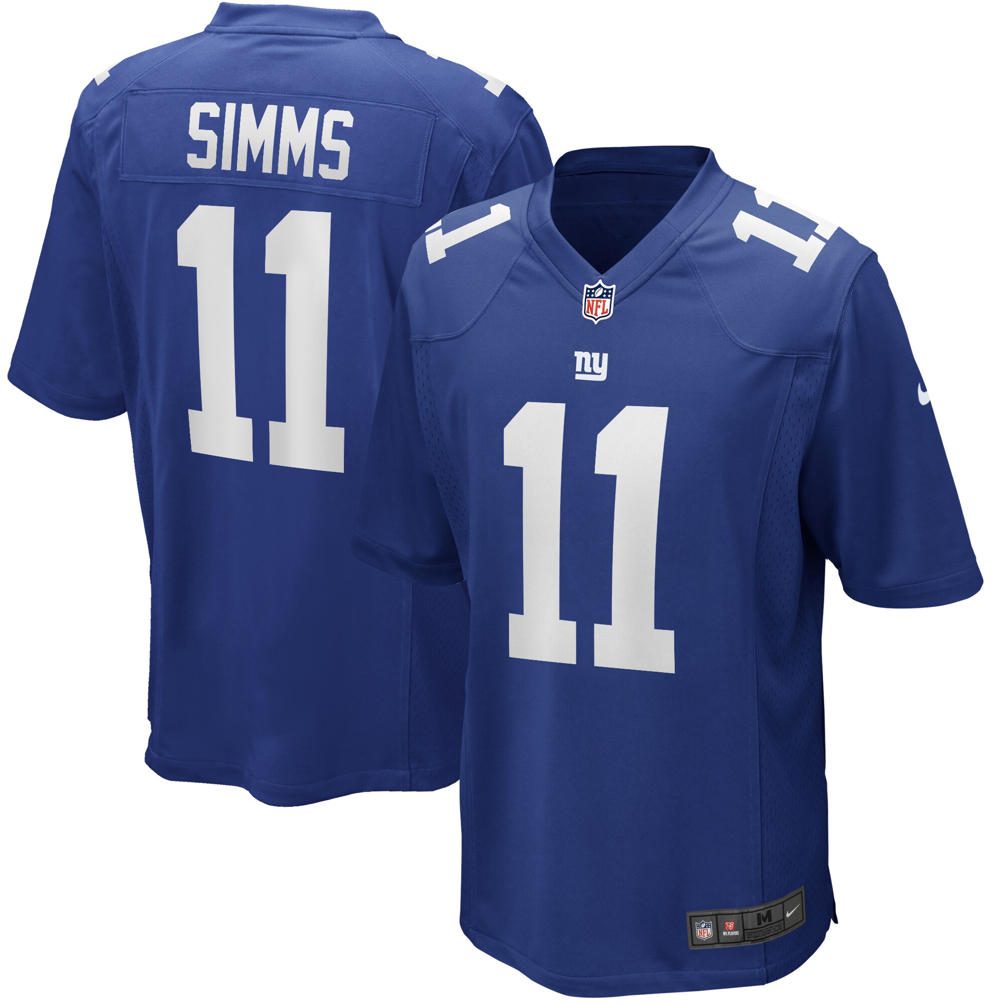 Men's New York Giants Phil Simms Nike Royal Game Retired Player Jersey