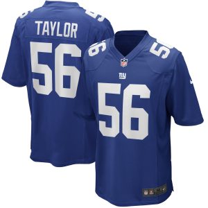 Men's New York Giants Lawrence Taylor Nike Royal Game Retired Player Jersey
