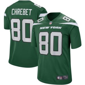 Men's New York Jets Wayne Chrebet Nike Gotham Green Game Retired Player Jersey