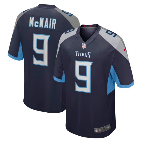 Men's Tennessee Titans Steve McNair Nike Navy Game Retired Player Jersey