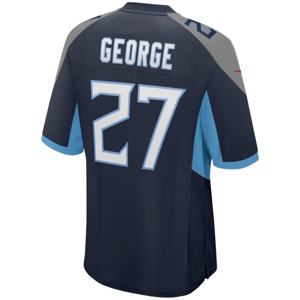Men's Tennessee Titans Eddie George Nike Navy Game Retired Player Jersey