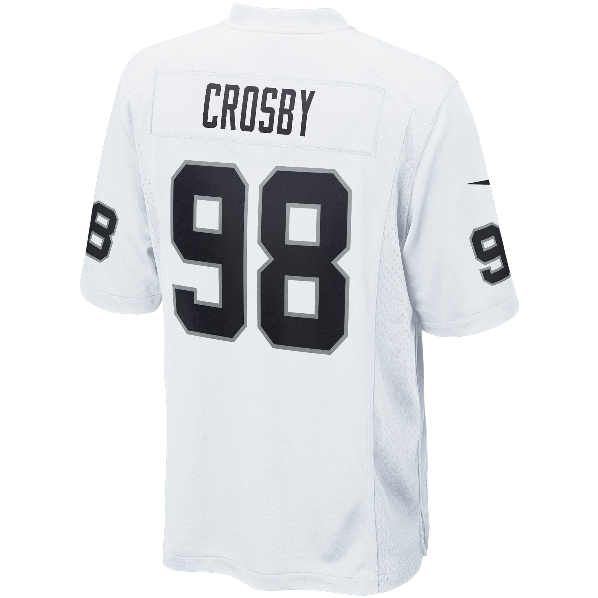 Men's Las Vegas Raiders Maxx Crosby Nike White Game Jersey