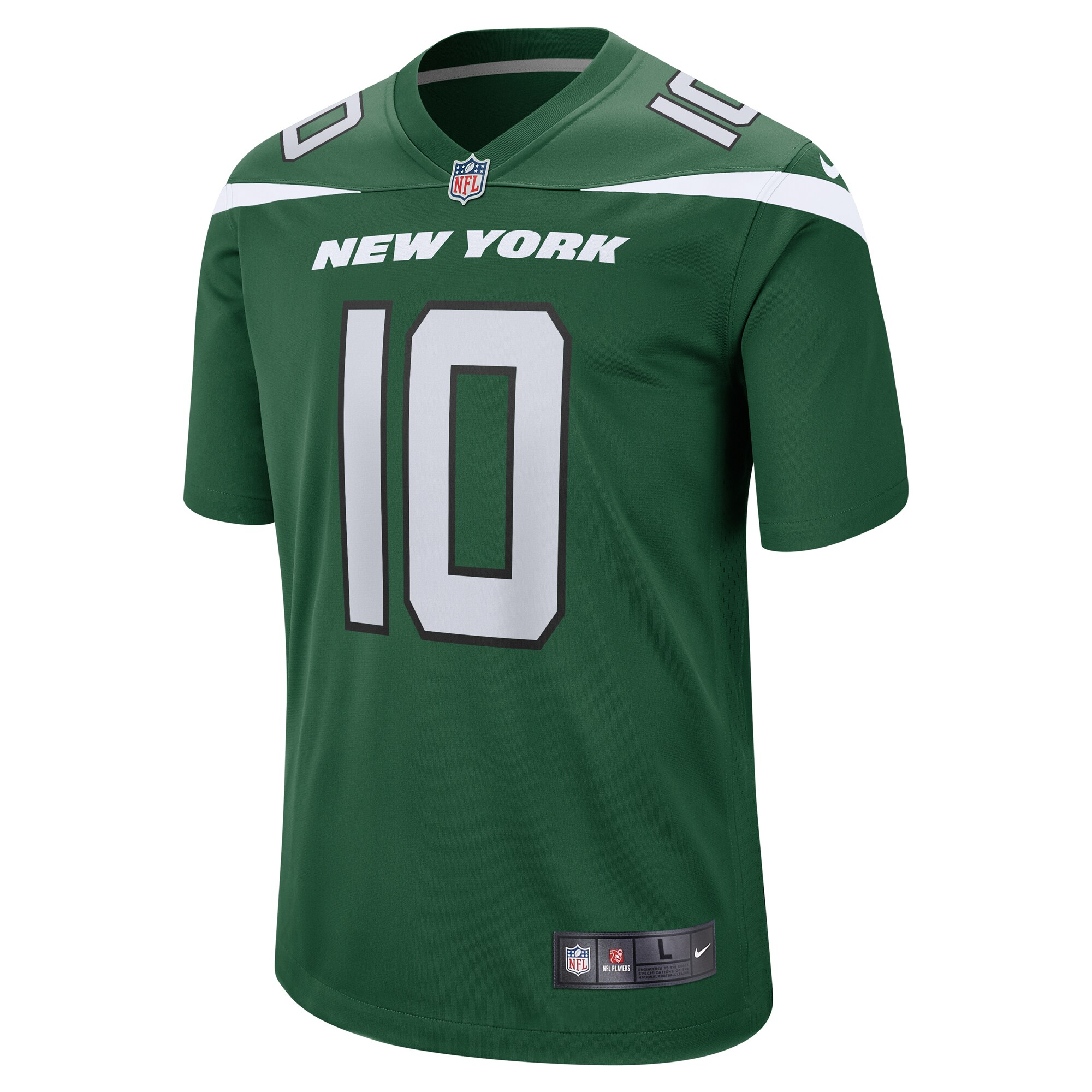 Men's New York Jets Braxton Berrios Nike Gotham Green Game Jersey