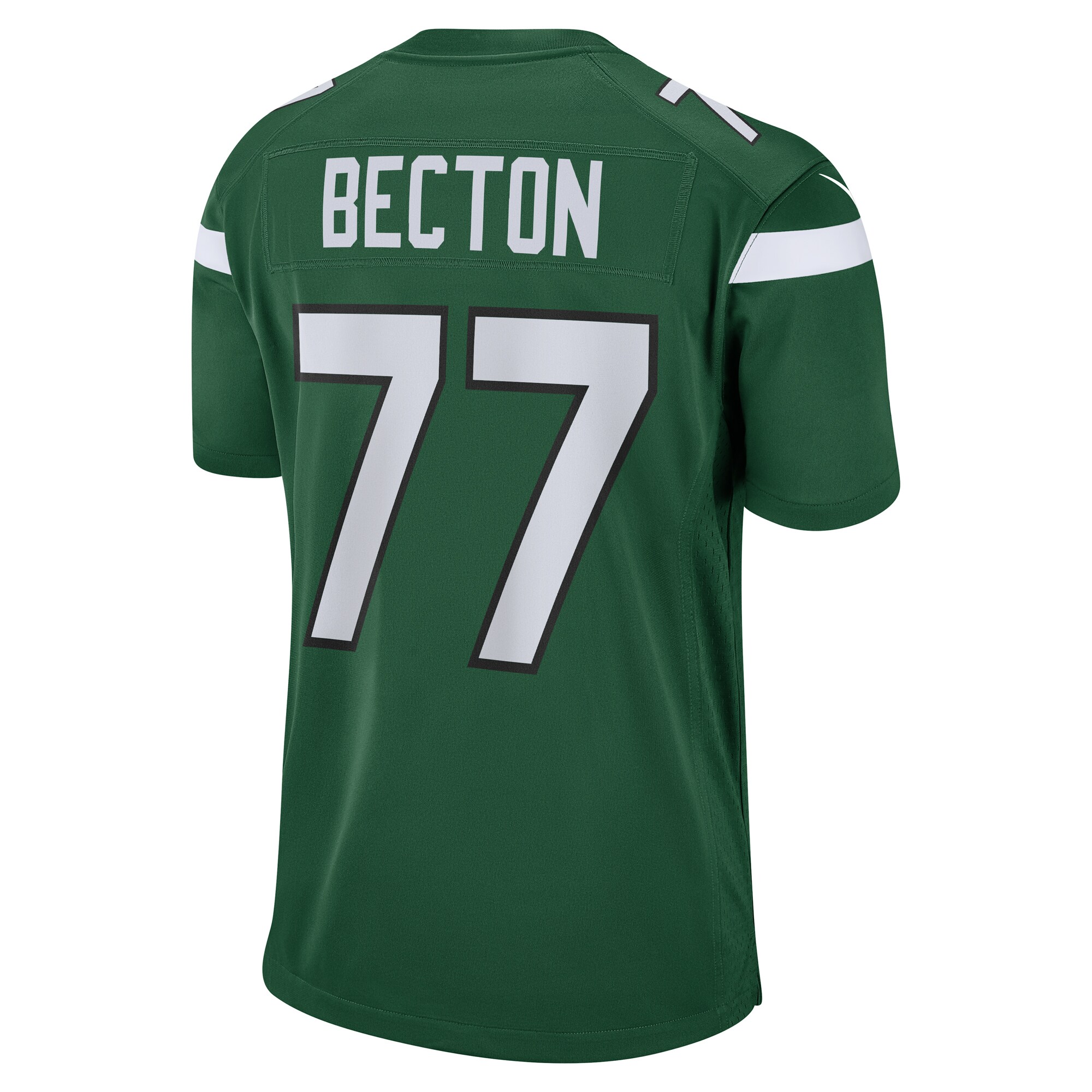 Men's New York Jets Mekhi Becton Nike Gotham Green Player Game Jersey
