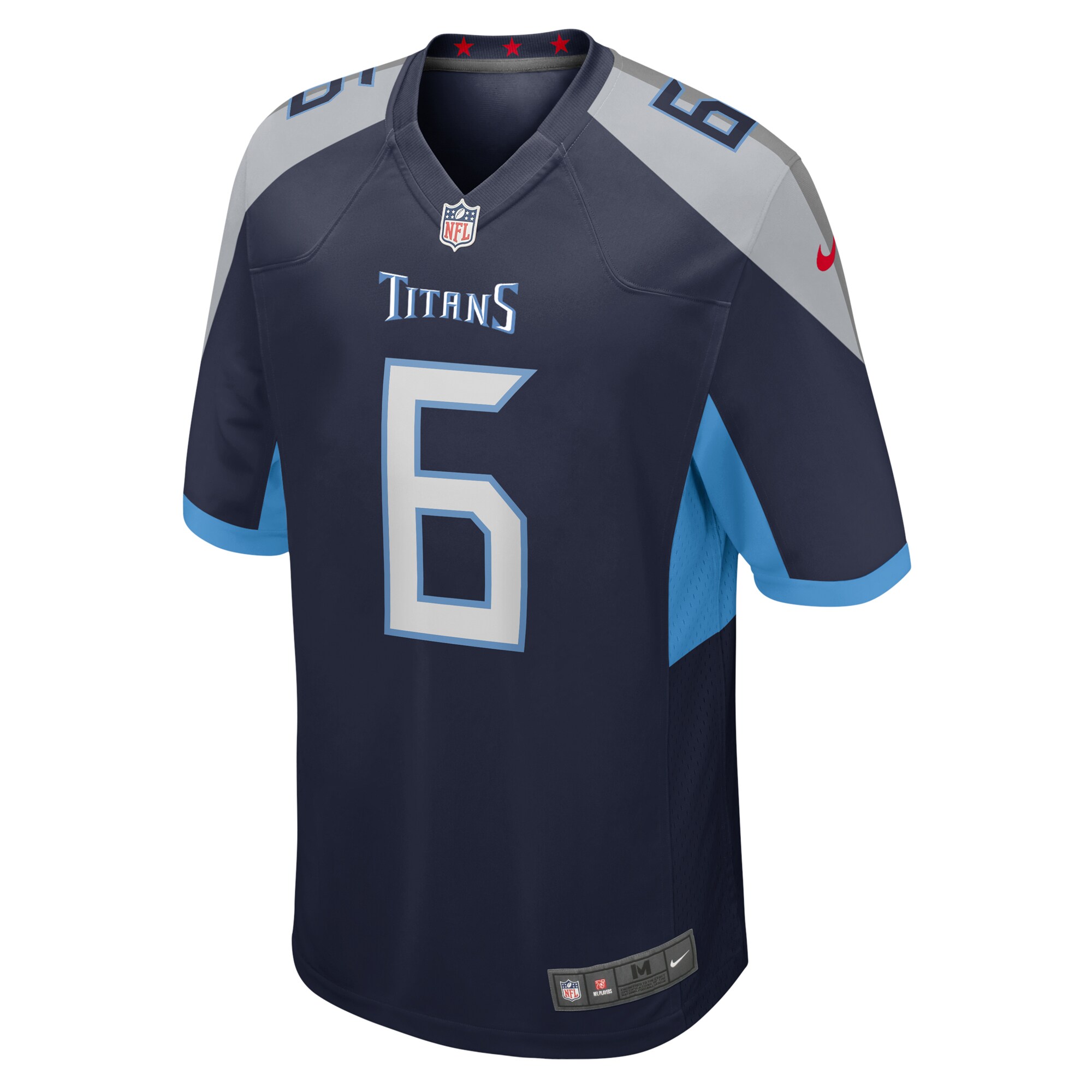 Men's Tennessee Titans Brett Kern Nike Navy Game Jersey