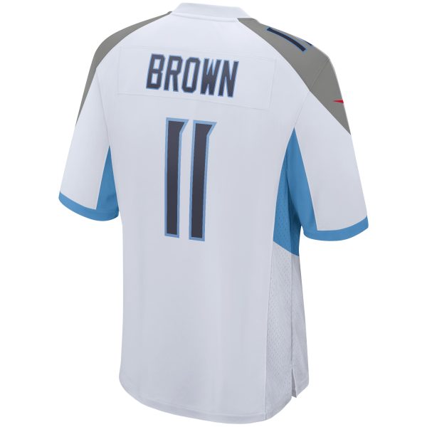 Men's Tennessee Titans AJ Brown Nike White Game Jersey