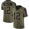 Men's Tampa Bay Buccaneers Tom Brady Nike Olive 2021 Salute To Service Limited Player Jersey