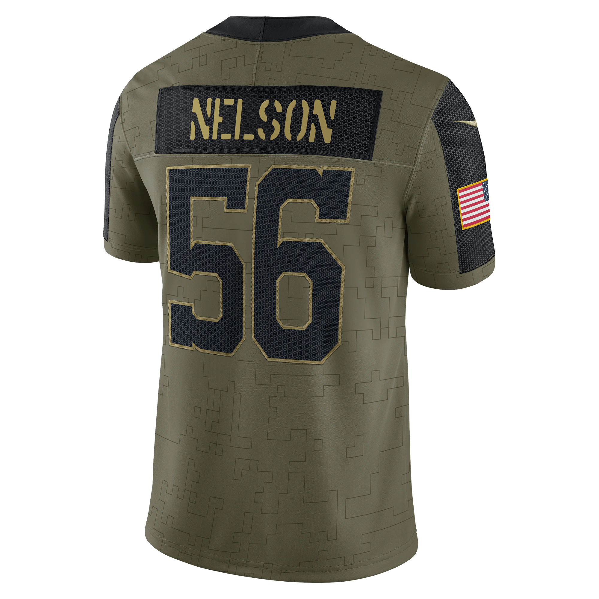Men's Indianapolis Colts Quenton Nelson Nike Olive 2021 Salute To Service Limited Player Jersey