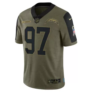 Men's Los Angeles Chargers Joey Bosa Nike Olive 2021 Salute To Service Limited Player Jersey