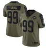 Men's Washington Football Team Chase Young Nike Olive 2021 Salute To Service Limited Player Jersey