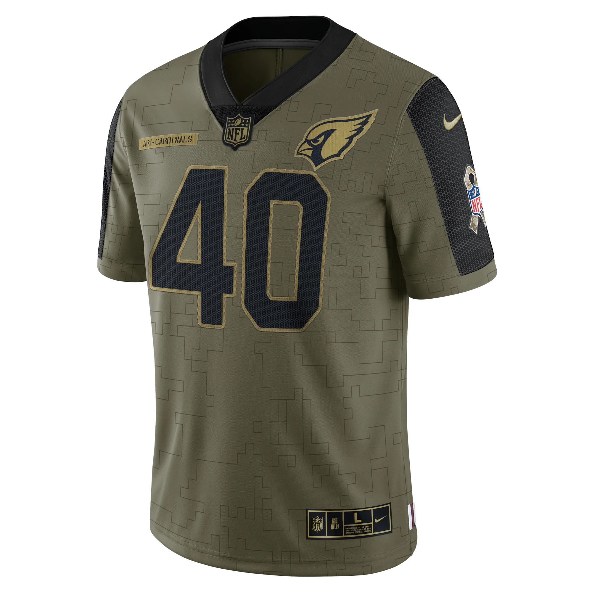 Men's Arizona Cardinals Pat Tillman Nike Olive 2021 Salute To Service Retired Player Limited Jersey