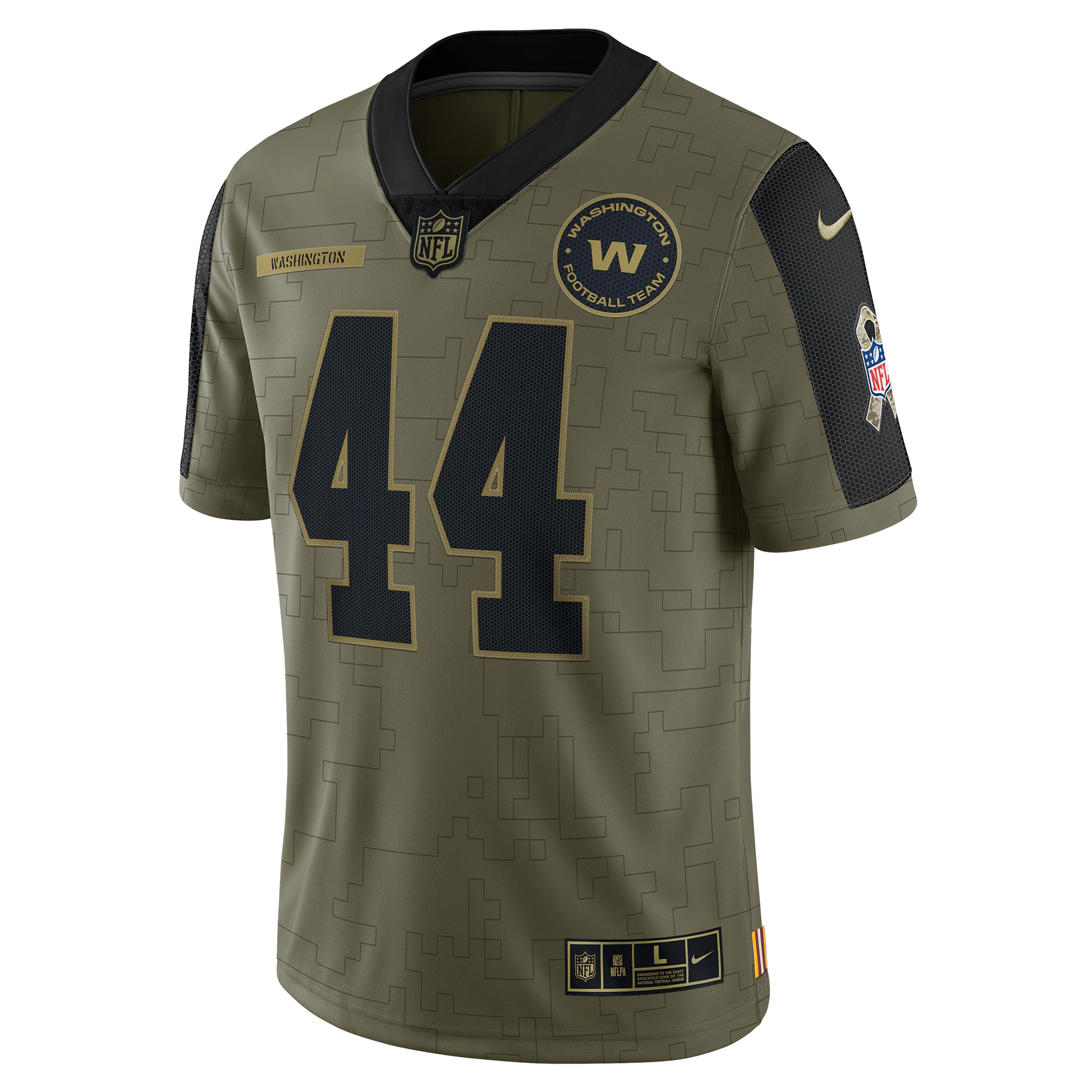 Men's Washington Football Team John Riggins Nike Olive 2021 Salute To Service Retired Player Limited Jersey