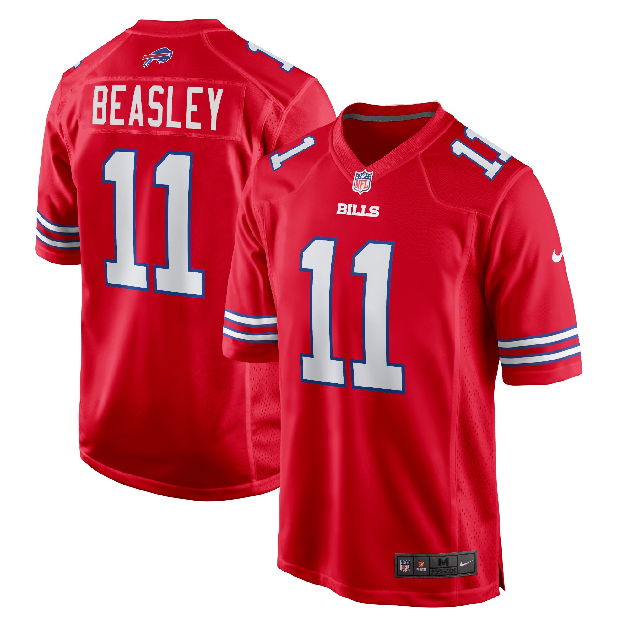 Men's Buffalo Bills Cole Beasley Nike Red Game Jersey