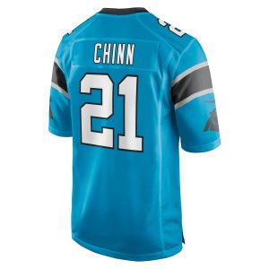 Men's Carolina Panthers Jeremy Chinn Nike Blue Game Jersey