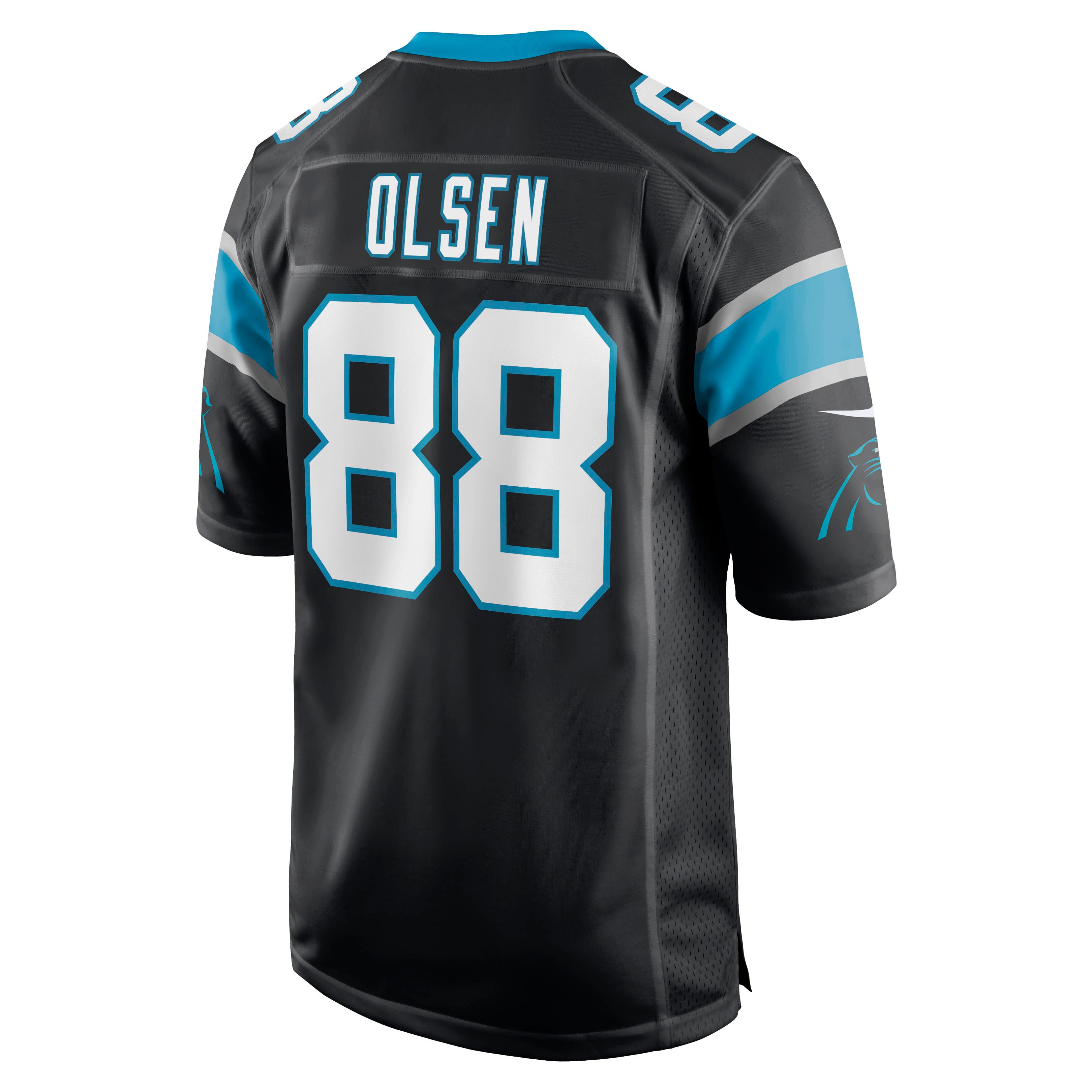 Men's Carolina Panthers Greg Olsen Nike Black Player Jersey