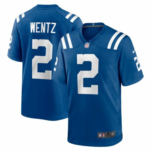 Men's Indianapolis Colts Carson Wentz Nike Royal Game Jersey