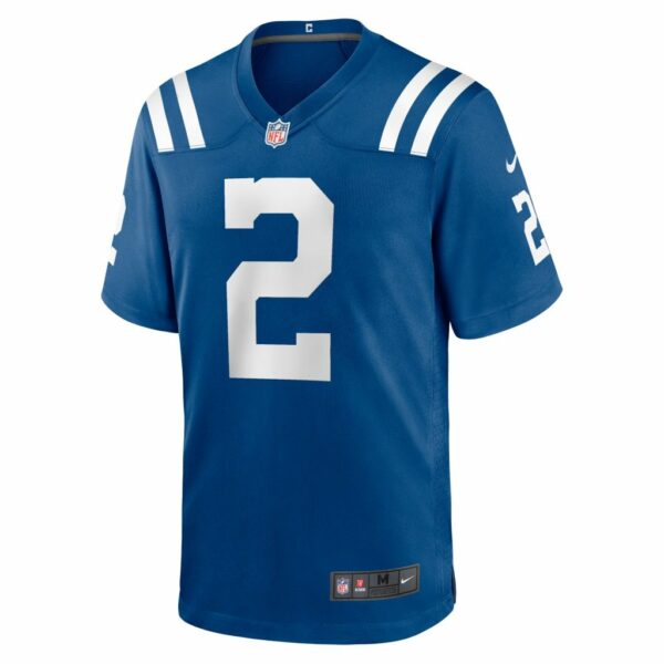 Men's Indianapolis Colts Carson Wentz Nike Royal Game Jersey