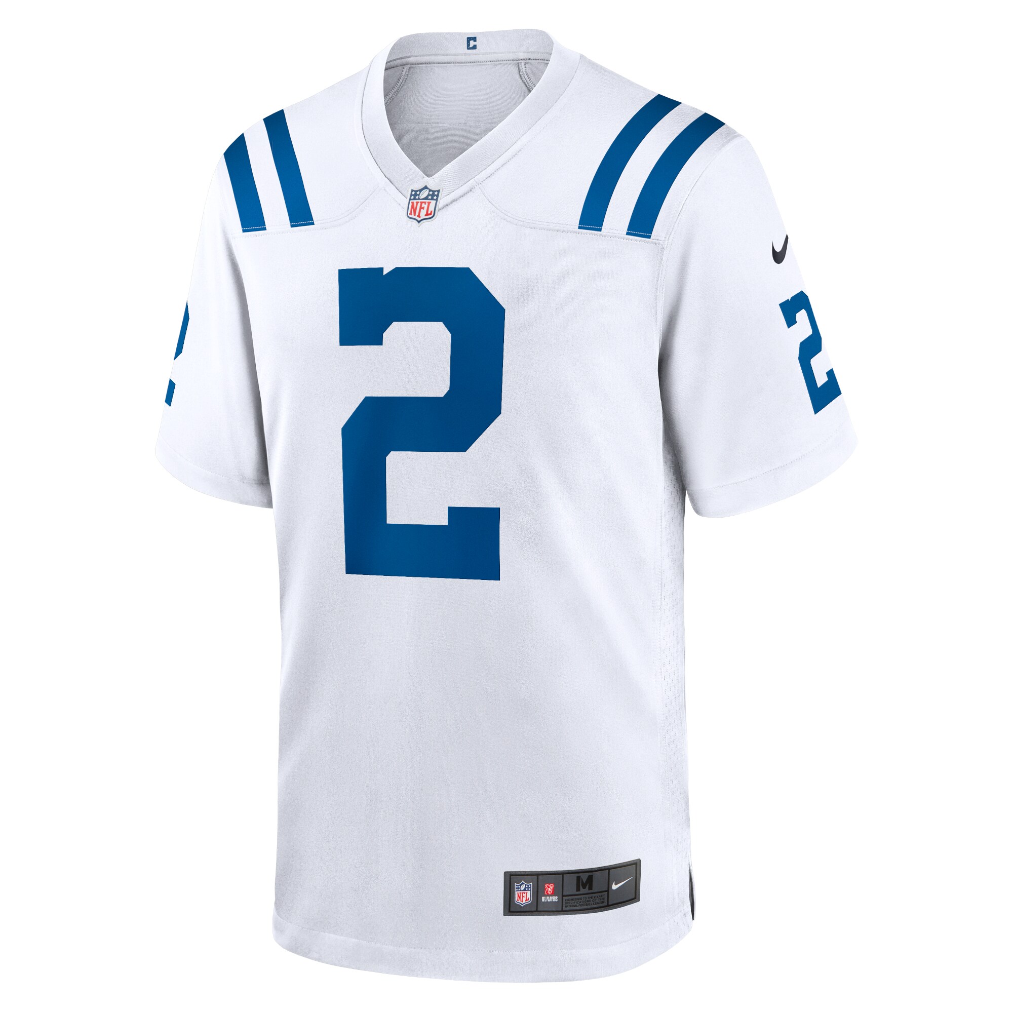Men's Indianapolis Colts Carson Wentz Nike White Game Jersey