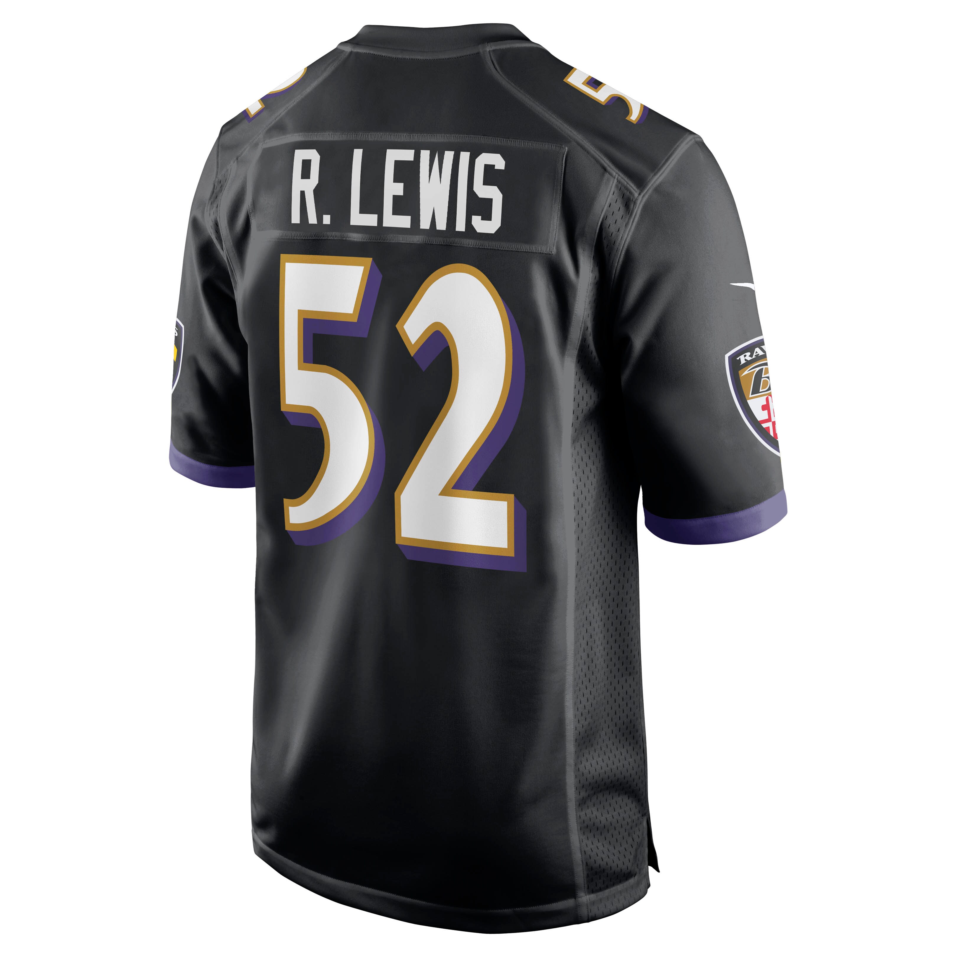 Men's Baltimore Ravens Ray Lewis Nike Black Retired Player Jersey