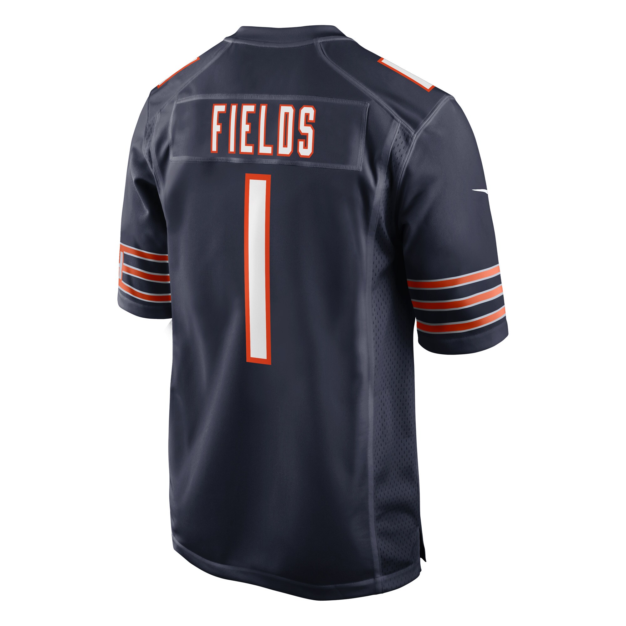 Men's Chicago Bears Justin Fields Nike Navy 2021 NFL Draft First Round Pick Game Jersey