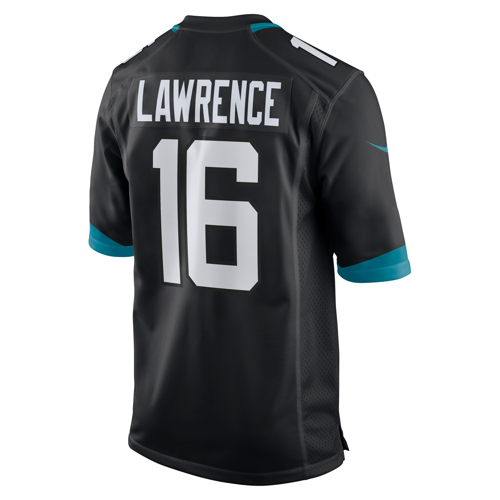 Men's Jacksonville Jaguars Trevor Lawrence Nike Black Alternate 2021 NFL Draft First Round Pick Game Jersey