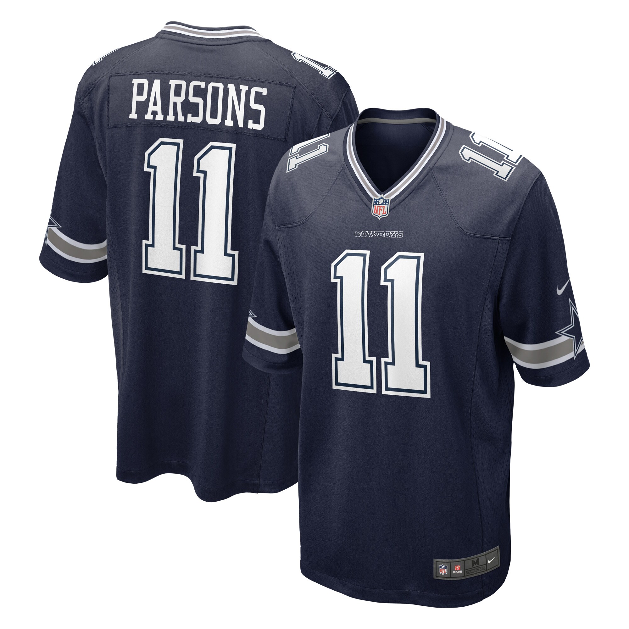 Men's Dallas Cowboys Micah Parsons Nike Navy 2021 NFL Draft First Round Pick Game Jersey