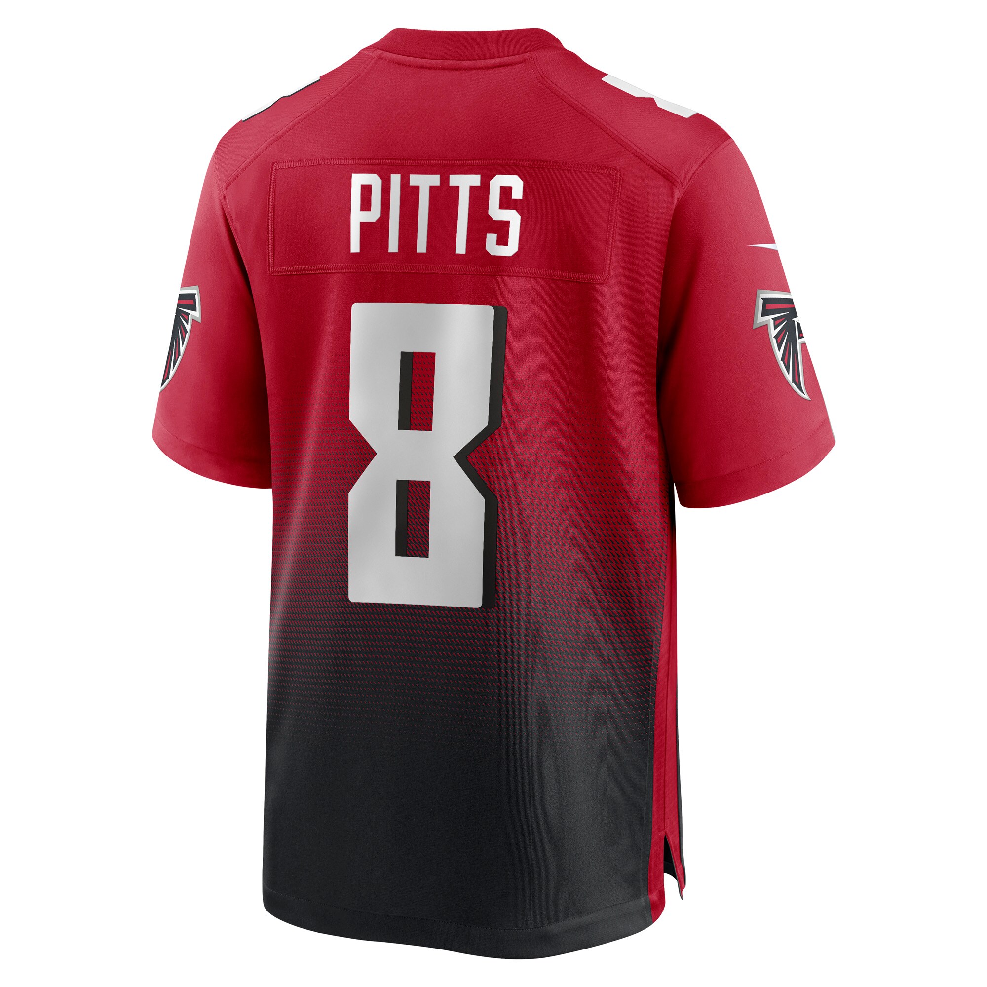 Men's Atlanta Falcons Kyle Pitts Nike Red 2021 NFL Draft First Round Pick Alternate Player Game Jersey
