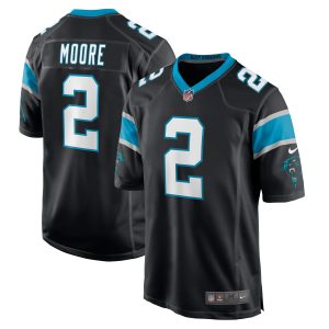Men's Carolina Panthers DJ Moore Nike Black Game Player Jersey