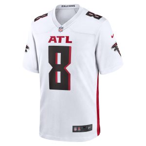 Men's Atlanta Falcons Kyle Pitts Nike White Game Player Jersey