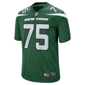 Men's New York Jets Alijah Vera-Tucker Nike Gotham Green Game Player Jersey