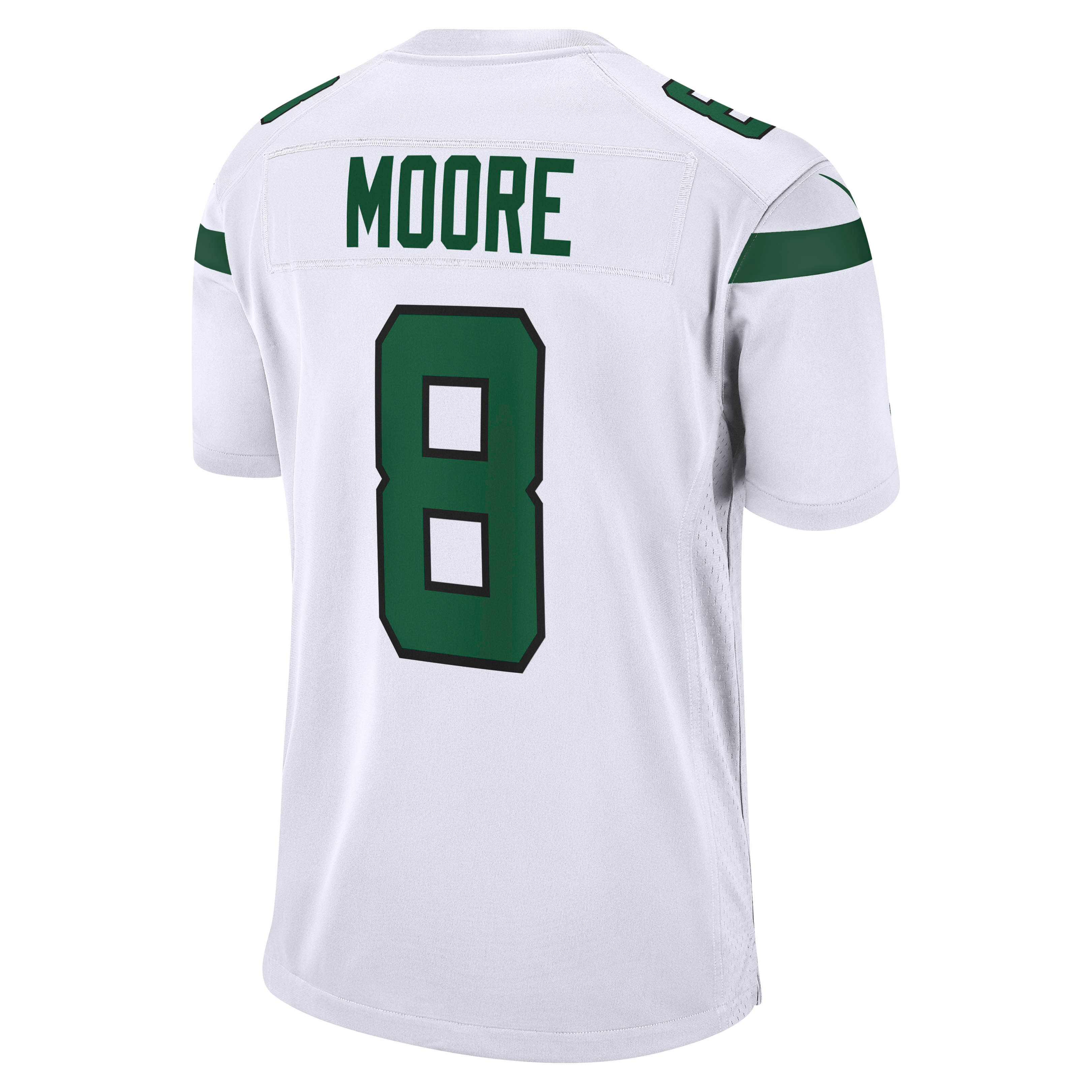 Men's New York Jets Elijah Moore Nike White Game Jersey