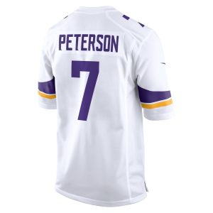 Men's Minnesota Vikings Patrick Peterson Nike White Player Game Jersey