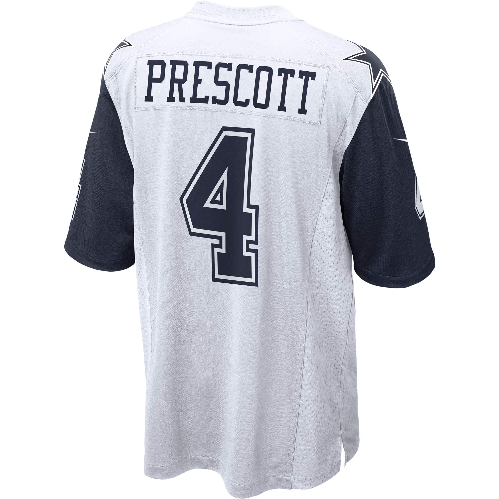 Men's Dallas Cowboys Dak Prescott Nike White Alternate Game Jersey