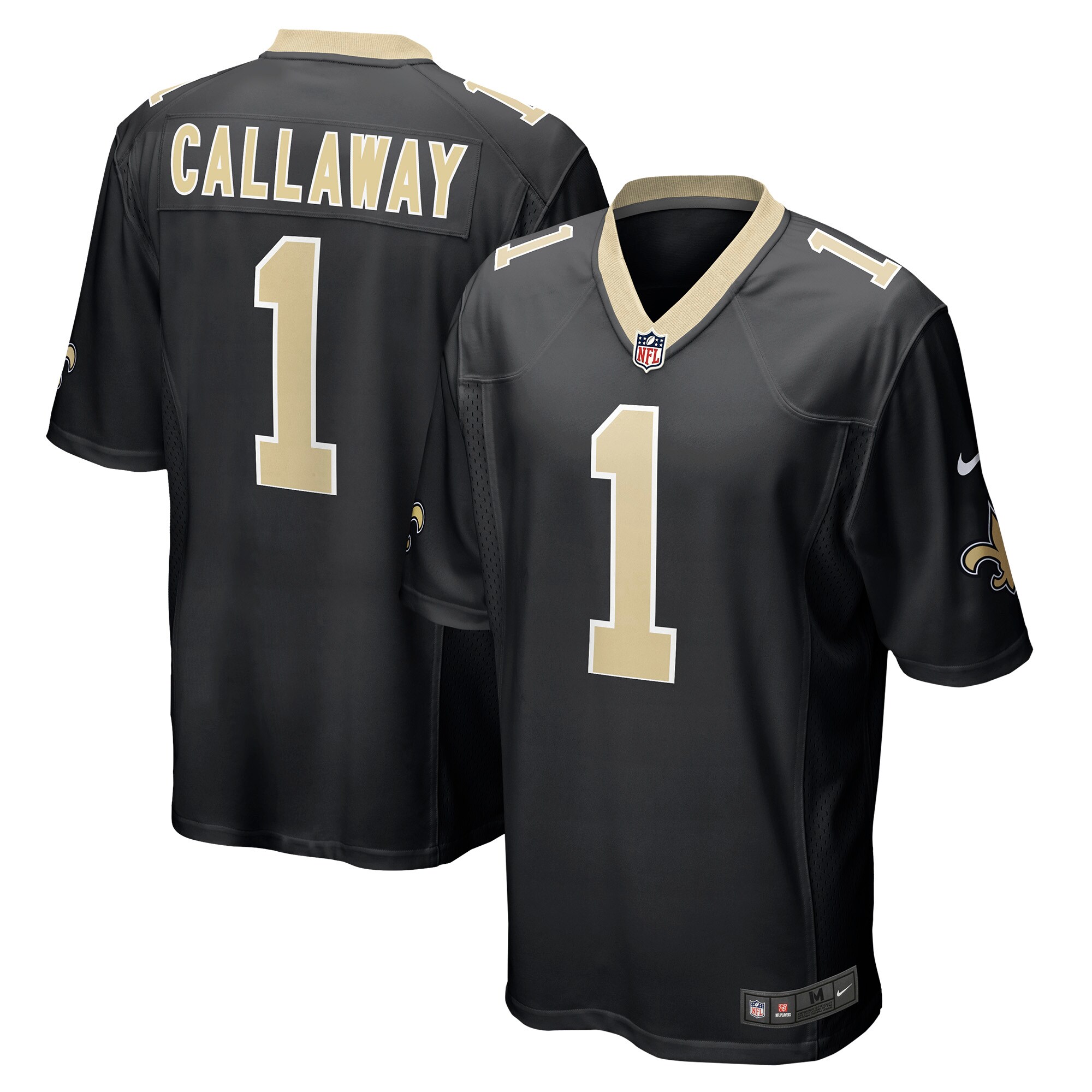 Men's New Orleans Saints Marquez Callaway Nike Black Game Jersey