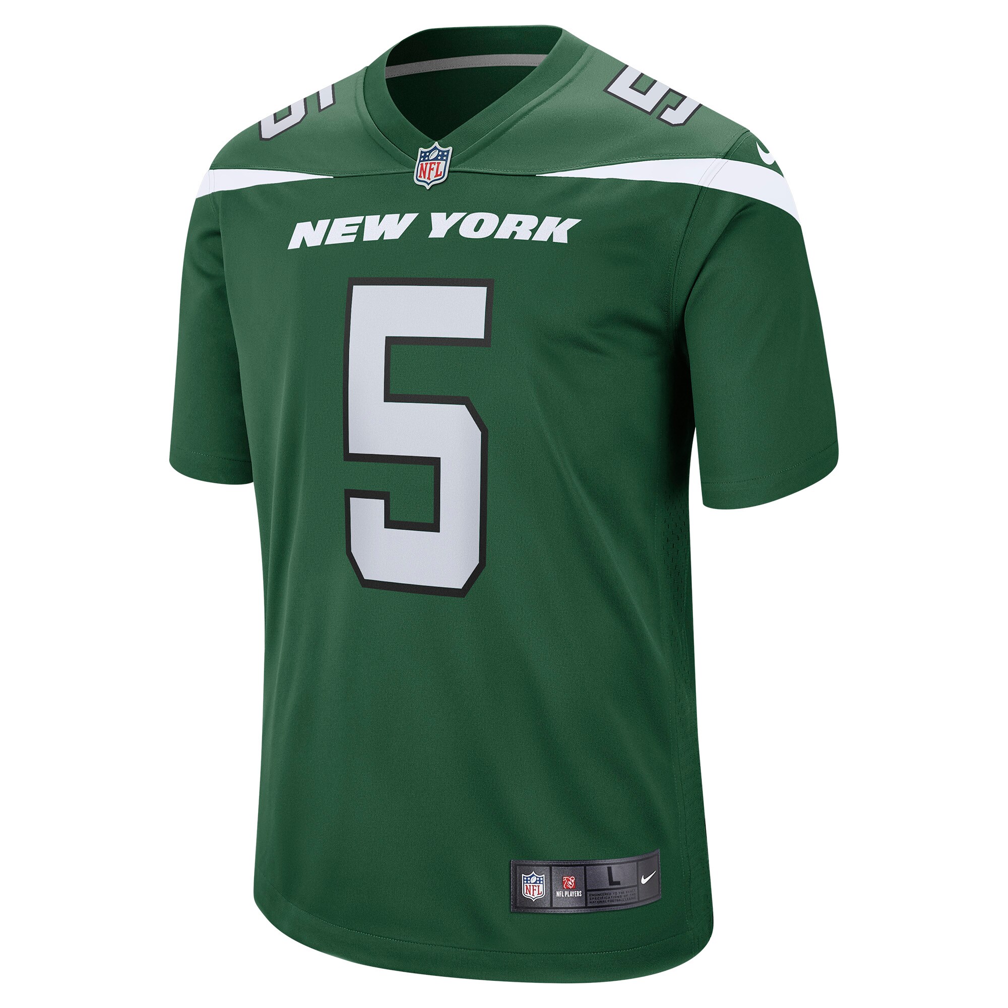 Men's New York Jets Mike White Nike Gotham Green Game Player Jersey
