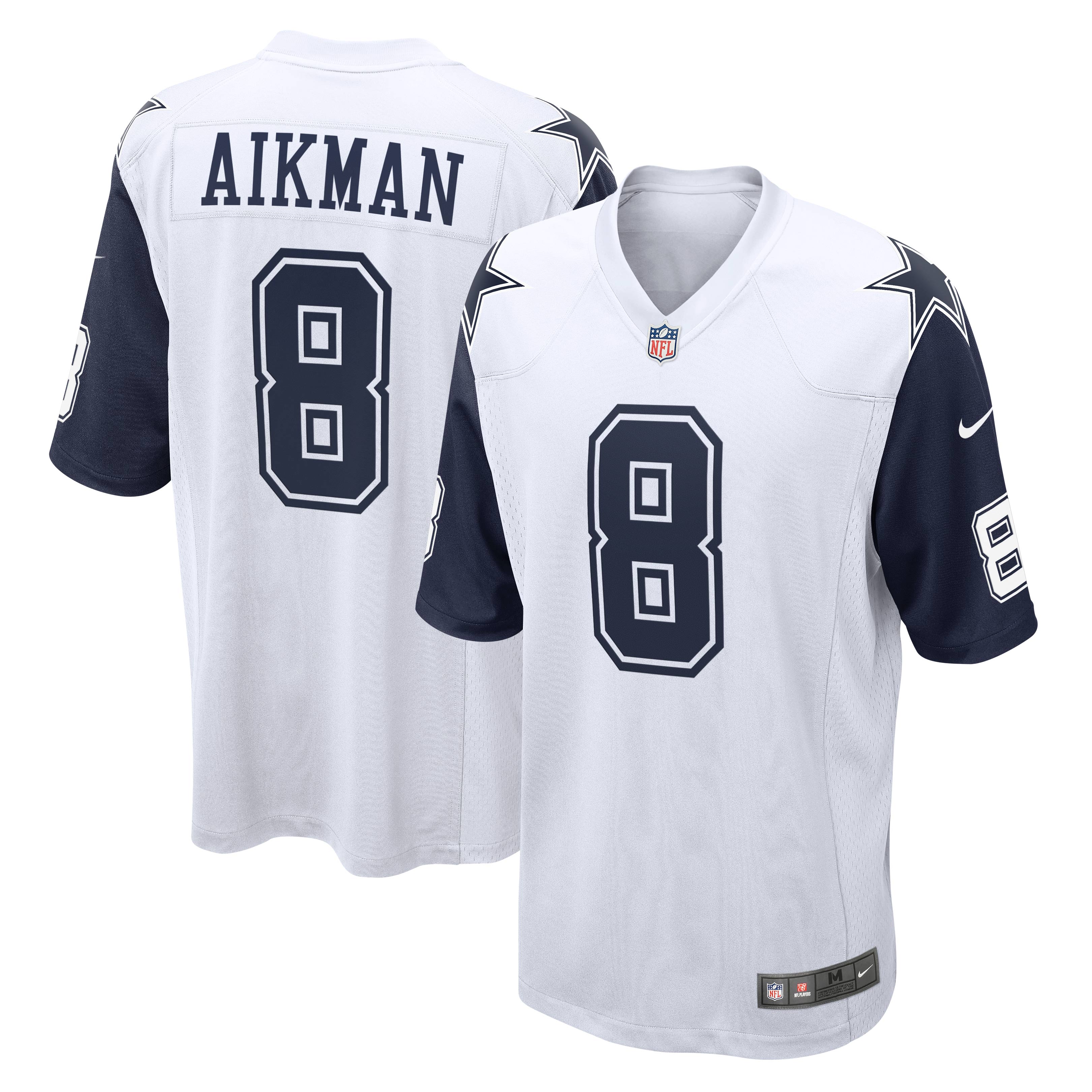 Men's Dallas Cowboys Troy Aikman Nike White Alternate Legends Game Jersey