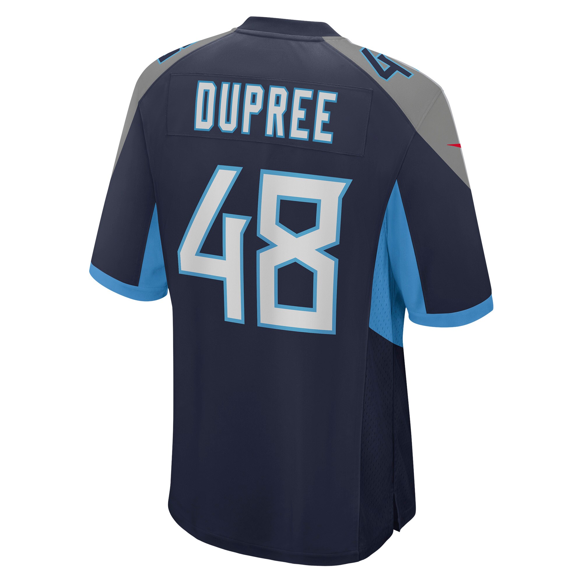 Men's Tennessee Titans Bud Dupree Nike Navy Game Player Jersey