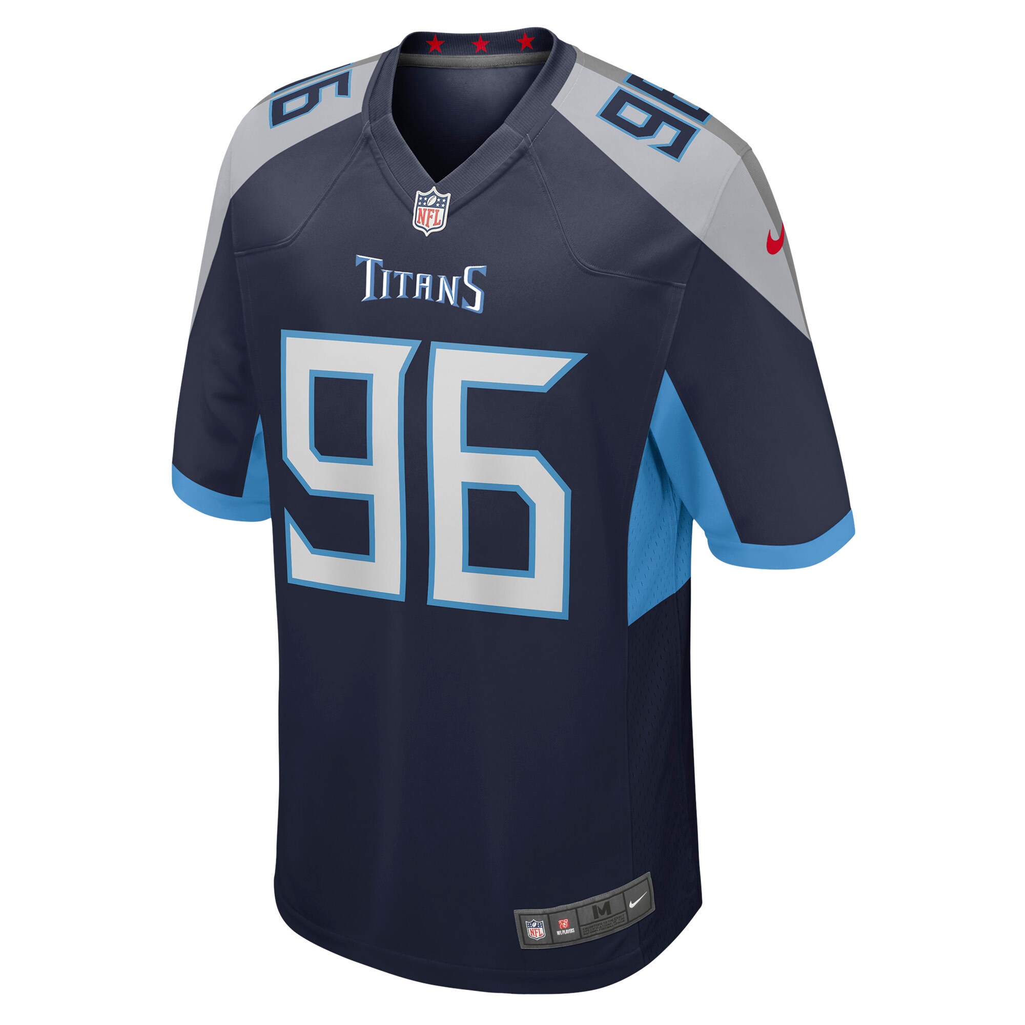 Men's Tennessee Titans Denico Autry Nike Navy Game Jersey