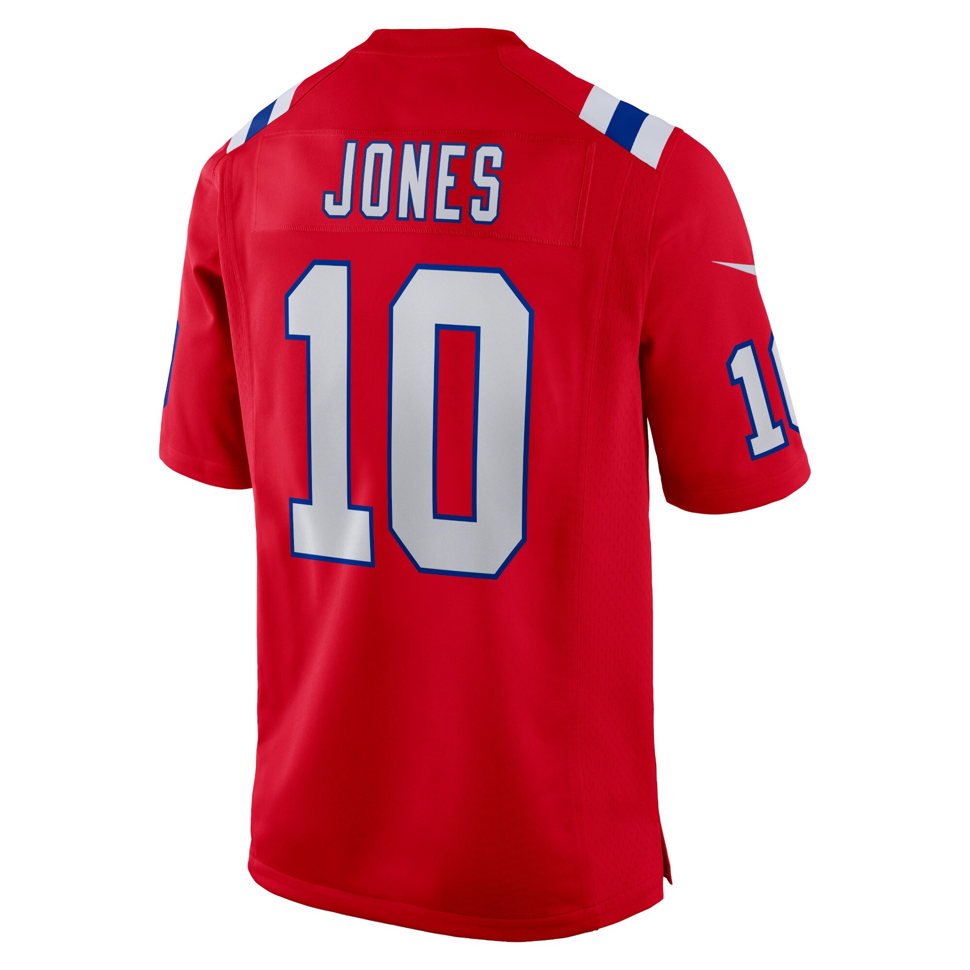 Men's New England Patriots Mac Jones Nike Red Alternate Game Jersey
