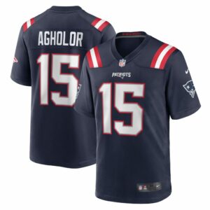 Men's New England Patriots Nelson Agholor Nike Navy Game Player Jersey