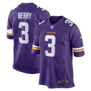 Men's Minnesota Vikings Jordan Berry Nike Purple Game Jersey